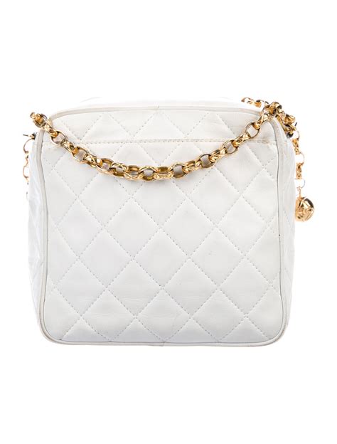 chanel white quilted shoulder bag|chanel handbags sale.